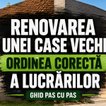 Renovarea unei case vechi: Ordinea corectă a lucrărilor