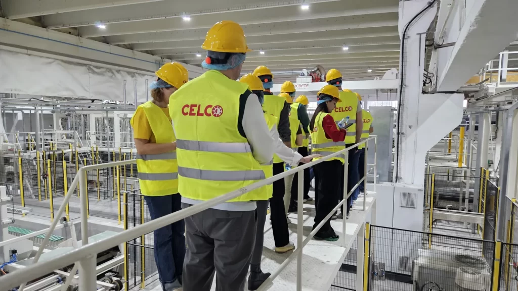 Vizita arhitecților pe linia automatizată de producție CELCO